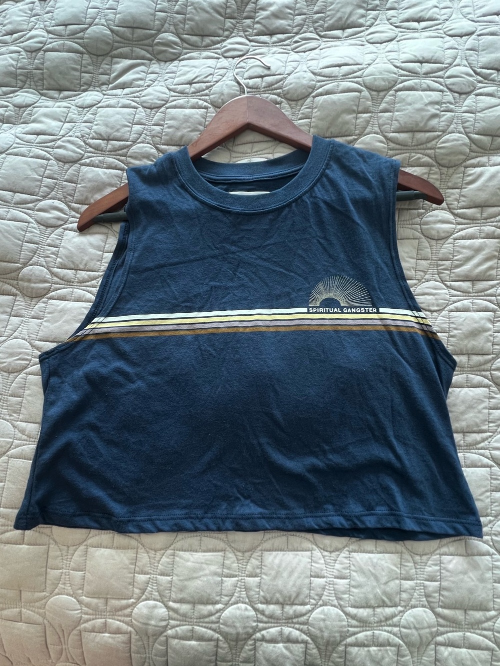 SPIRITUAL GANGSTER Sg Rays Spirit Crop Tank - Picture 3 of 16